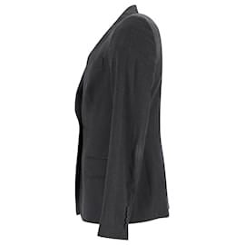 Dolce & Gabbana-Dolce & Gabbana Single-Breasted Blazer in Black Polyester-Black