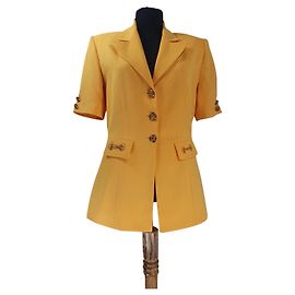 Autre Marque Extenzo Paris Blazer Yellow Size 38 Yellow