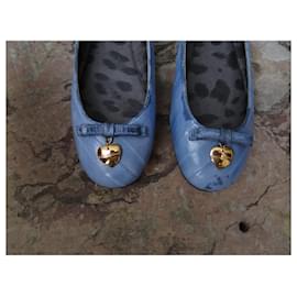 Dolce & Gabbana-Sapatilhas de ballet-Azul,Azul claro