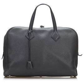 Hermès Hermes Schwarze Victoria II 40 Schwarz