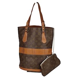 Louis Vuitton-Louis Vuitton Bolsa vintage monograma Bucket-Marrom