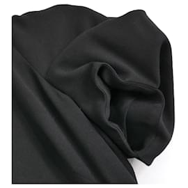 Alexander Mcqueen-Vestido negro con mangas abullonadas de Alexander McQueen-Negro