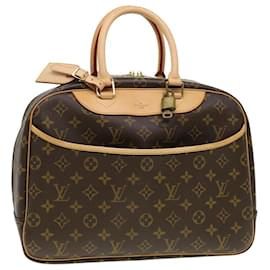 Louis Vuitton-LOUIS VUITTON Monogram Deauville Hand Bag M47270 LV Auth am4015-Monogram