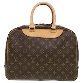 Louis Vuitton-LOUIS VUITTON Monogram Deauville Hand Bag M47270 LV Auth am4015-Monogram