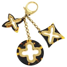 Louis Vuitton-LOUIS VUITTON Bijoux Sac Ansolence Charm Metal Platstick Brown M65087 Auth yb029-Brown