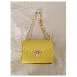 Michael Kors-Handbags-Yellow,Gold hardware