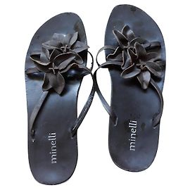 Sandales Minelli Marron Motif Fleur Taille 38 Marron