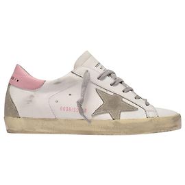 Golden Goose Deluxe Brand Baskets Super-Star - Golden Goose - Multi - Cuir Blanc