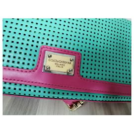 Dolce & Gabbana-Handbags-Pink,Blue