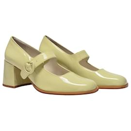 Carel-Caren Babies in Green Patent Leather-Green