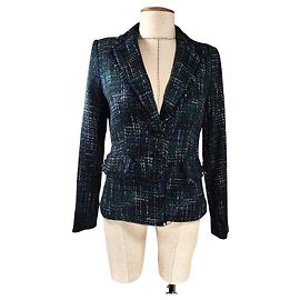 Chaqueta Karl Lagerfeld Verde Algodón Multicolor Verde