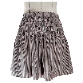 Falda de rayas Kamante Ganni Multicolor