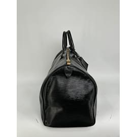 Louis Vuitton-Black Epi Leather Louis Vuitton Keepall 50-Black