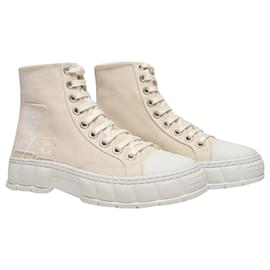 Autre Marque-1982 Sneakers in Tela Riciclata Beige-Beige