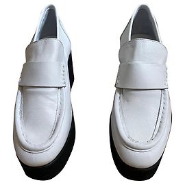 Mocasines Maje de cuero blanco Blanco