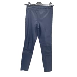 Stouls-STOULS  Trousers T.International XXS Leather-Navy blue