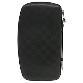 Louis Vuitton-LOUIS VUITTON Damier Infini Atoll Travel Case Onyx N41380 LV Aut 38197-Altro