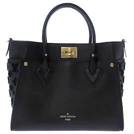 Louis Vuitton-Louis Vuitton Black On My Side MM-Black