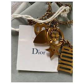 Christian Dior-Collares largos-Gold hardware