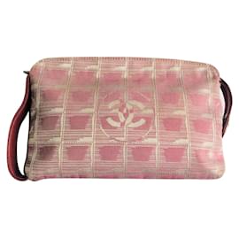 Chanel-Traveline Pouch-Pink,Grey