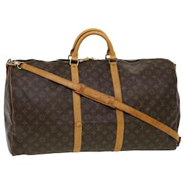 Louis Vuitton-Louis Vuitton Monograma Keepall Bandouliere 60 Boston Bag M41412 LV Auth bs4394-Outro