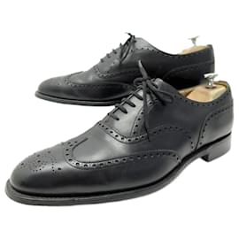Church's-CHURCH'S CHETWYND BLOUSE FLOWER TOE SHOES 1100F173 11F 45 SHOES-Black