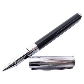 NEW ST DUPONT D-INITIAL BALLPOINT PEN 262201 ROLLERBALL BLACK LACQUER PEN BOX Black