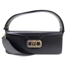 NOVA BOLSA DE LÁPIS LANVIN LOGOTIPO LW-BGBR04-TECIA2010 Bolsa Preto