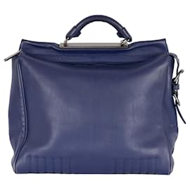 Autre Marque-3.1 Philip Lim Ryder Satchel Crossbody Bag-Blue