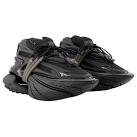 Balmain-Unicorn Sneakers - Balmain - Multi - Leather-Black