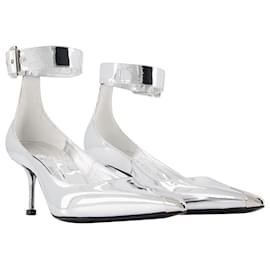 Alexander Mcqueen-Pumps - Alexander Mcqueen - Silver - Leather-Metallic