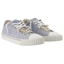 Maison Martin Margiela-New Evolution Low Sneakers - Maison Margiela - Blue - Leather-Blue