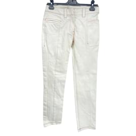 Paco Rabanne-PACO RABANNE Jeans-T.fr 38 Baumwolle-Weiß