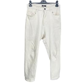 Autre Marque-BASSIKE Pantalon T.International S Coton-Blanc