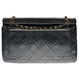 Chanel-Sac Chanel Timeless/classic black leather - 1213011021-Black