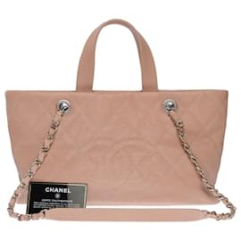 Chanel-Bolso CHANEL en Cuero Rosa - 100938-Rosa