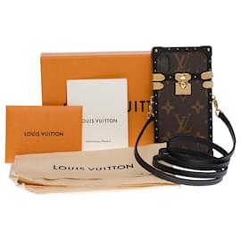 Louis Vuitton-Bolsa LOUIS VUITTON em Lona Marrom - 100246-Marrom