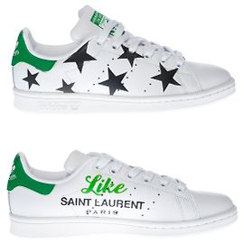Chaussure ADIDAS Stan Smith en Toile Blanc - 100256 Blanc
