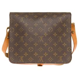 Louis Vuitton-shoulder bag cartouchiere gm in brown canvas -13025121072-Brown
