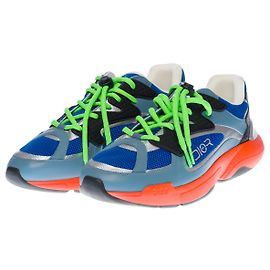 DIOR Blue Leather Shoe - 100252 Blue