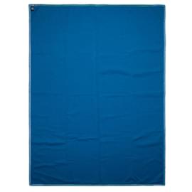 Hermès-HERMES accessory in Blue Cashmere - 100233-Blue