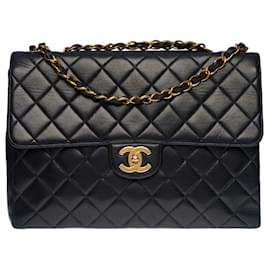 Chanel-Sac Chanel Timeless/classic black leather - 100406-Black