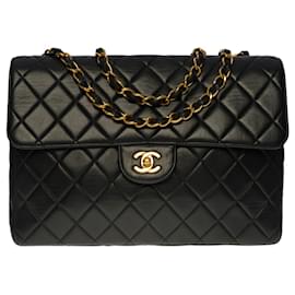 Chanel-Sac Chanel Timeless/classic black leather - 100516-Black