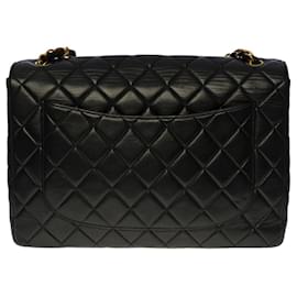 Chanel-Sac Chanel Timeless/Clássico Couro Preto - 100516-Preto