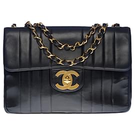 Chanel-Sac Chanel Zeitlos/Klassisches schwarzes Leder - 100515-Schwarz