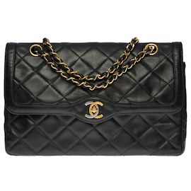 Sac Chanel Timeless/Cuero Negro Clásico - 100315 Negro