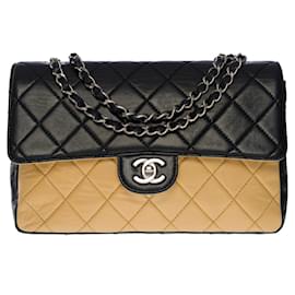 Chanel-CHANEL Zeitlose Taschen/Klassisches schwarzes Leder - 100873-Schwarz