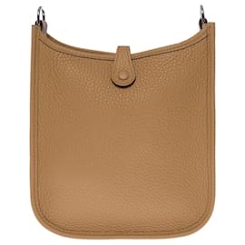 Hermès-evelyne tpm amazon shoulder bag in chai leather101016-Beige,Flesh