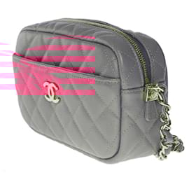 Chanel-CHANEL Camera Bag in Pink Leather - 100926-Pink