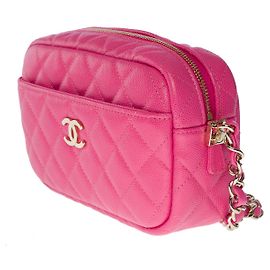 Sac CHANEL Camera en Cuir Rose - 100926 Rose